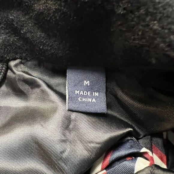 Ben Sherman Men’s Brenton Double-Breasted Overcoat – Black, Size M - Picture 6 of 9